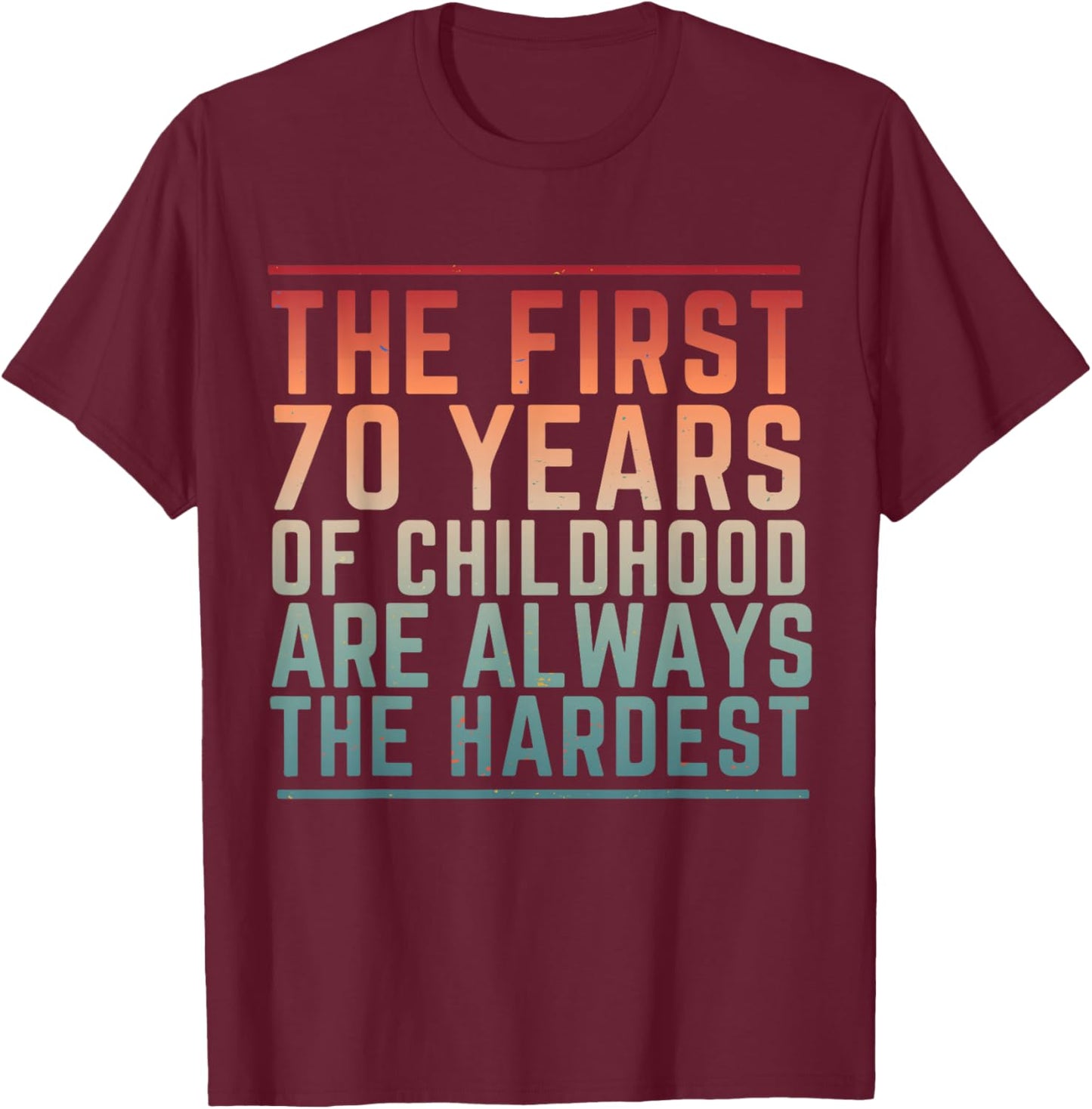 Funny 70 Birthday Legend Turning 70yr Humor Retro 1956 T-Shirt - T-Shirt | Maroon
