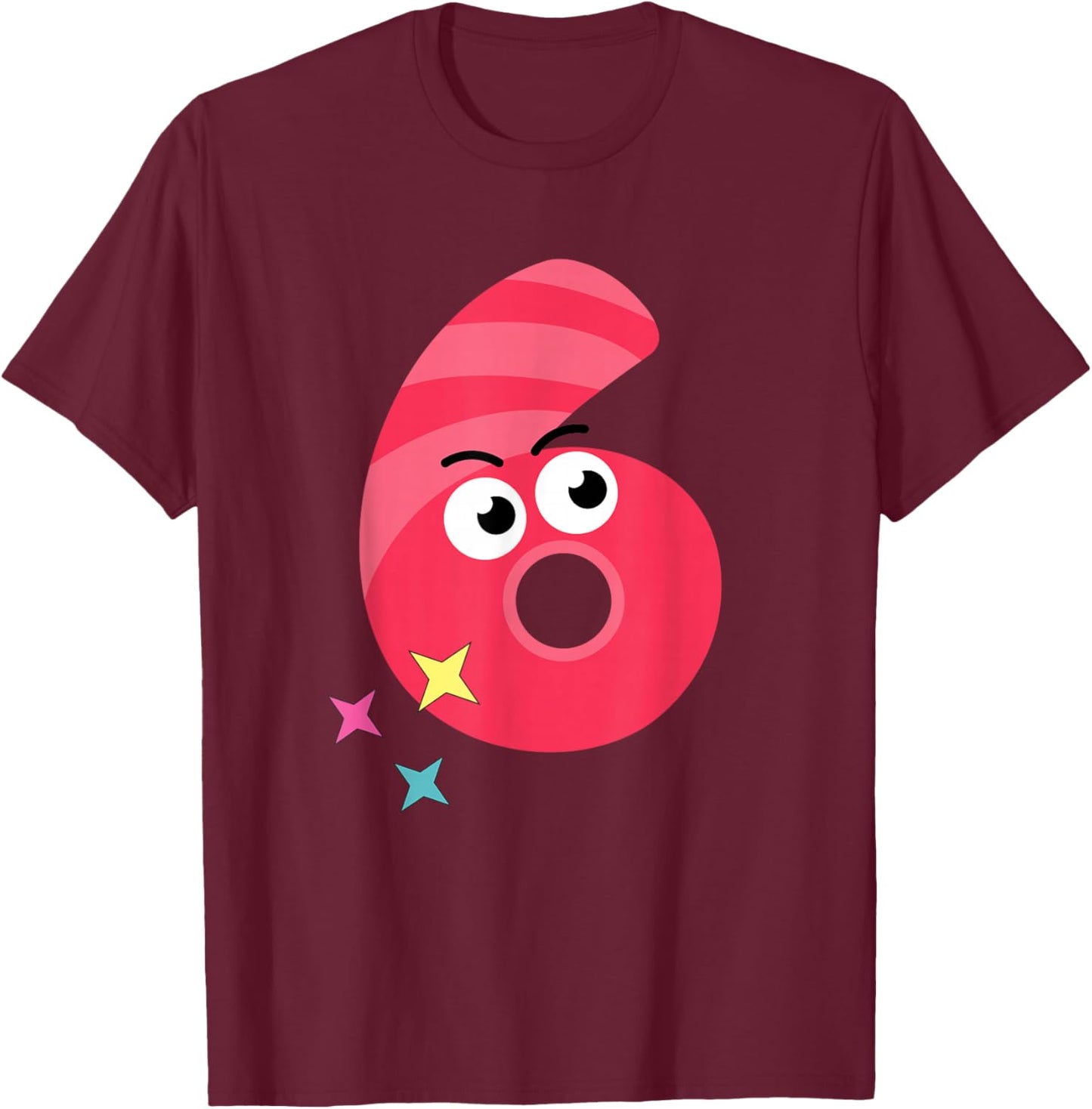 6 of The 67 Meme T-Shirt - T-Shirt | Maroon