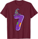 Six Seven Meme Matching Halloween Costume T-Shirt - T-Shirt | Maroon