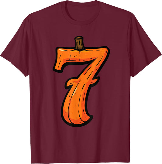 6 7 Funny Six Seven Halloween Costume Matching Couples T-Shirt - T-Shirt | Maroon