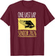 Track and Field Senior 2026 One Last Lap T-Shirt - T-Shirt | Maroon