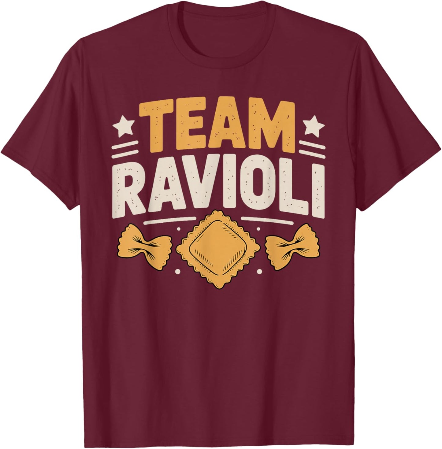 Funny Ravioli Art Women Ravioli Pasta Fan Ravioli T-Shirt - T-Shirt | Maroon