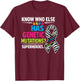Rare Disease Awareness T-Shirt - T-Shirt | Maroon