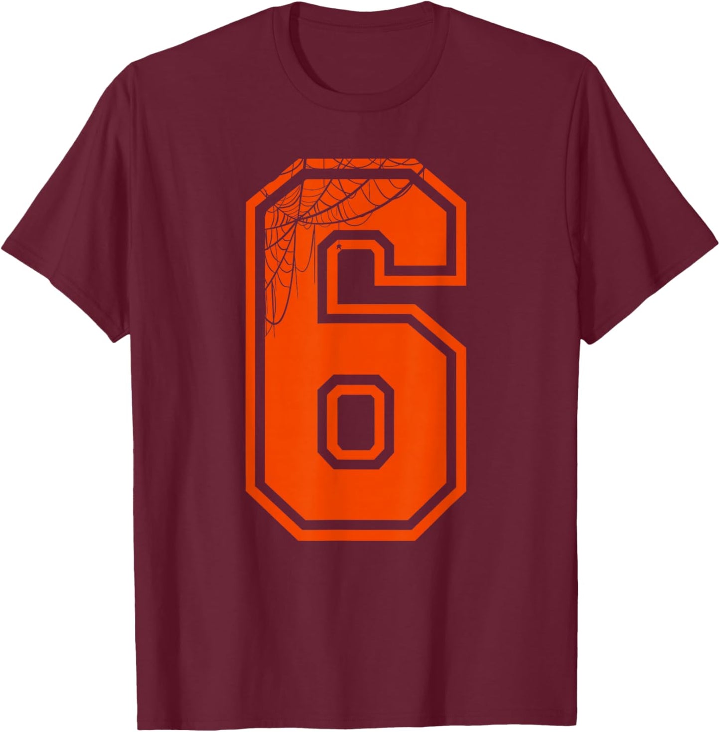 Funny 67 Six Seven Meme Couple Matching Halloween Costume T-Shirt - T-Shirt | Maroon