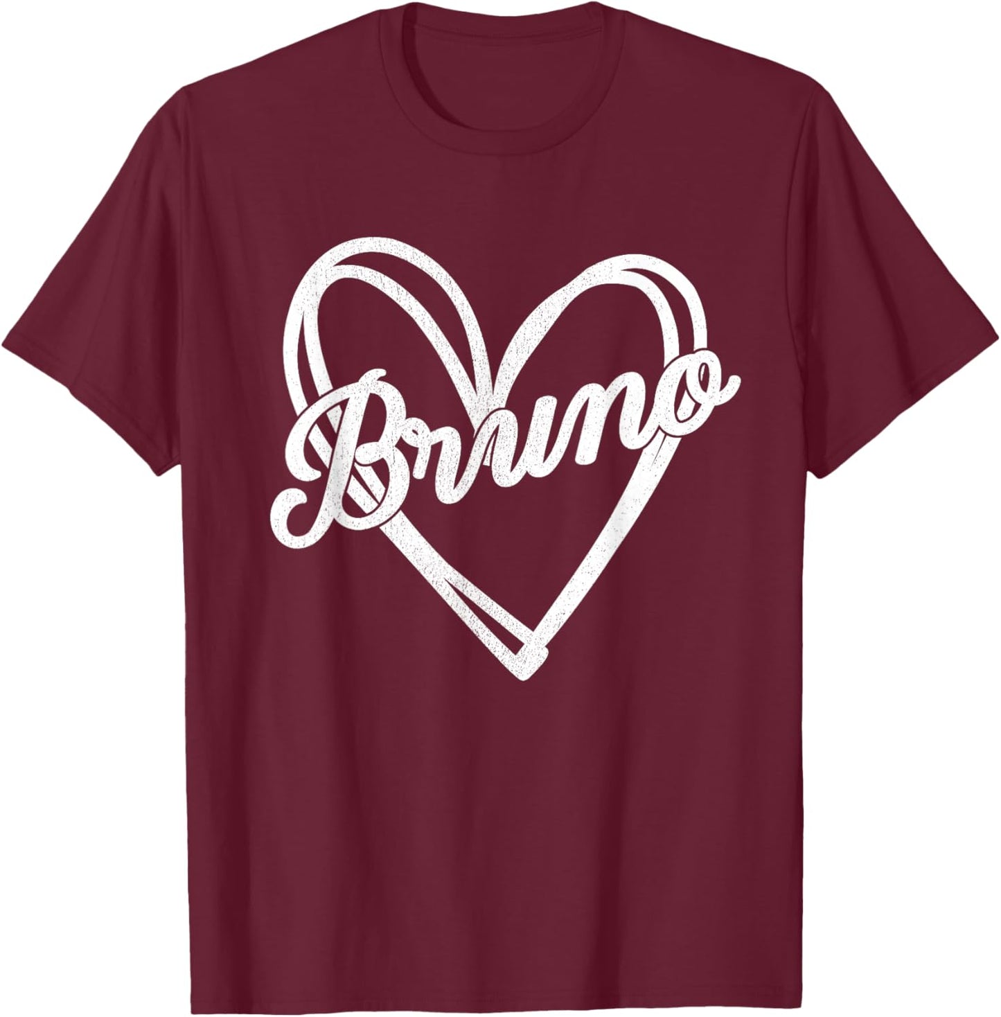 Vintage Bruno Retro Classic Gifts Women Kids T-Shirt - T-Shirt | Maroon