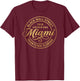 Miami FL Overtown Black Wall Street Historic District T-Shirt - T-Shirt | Maroon