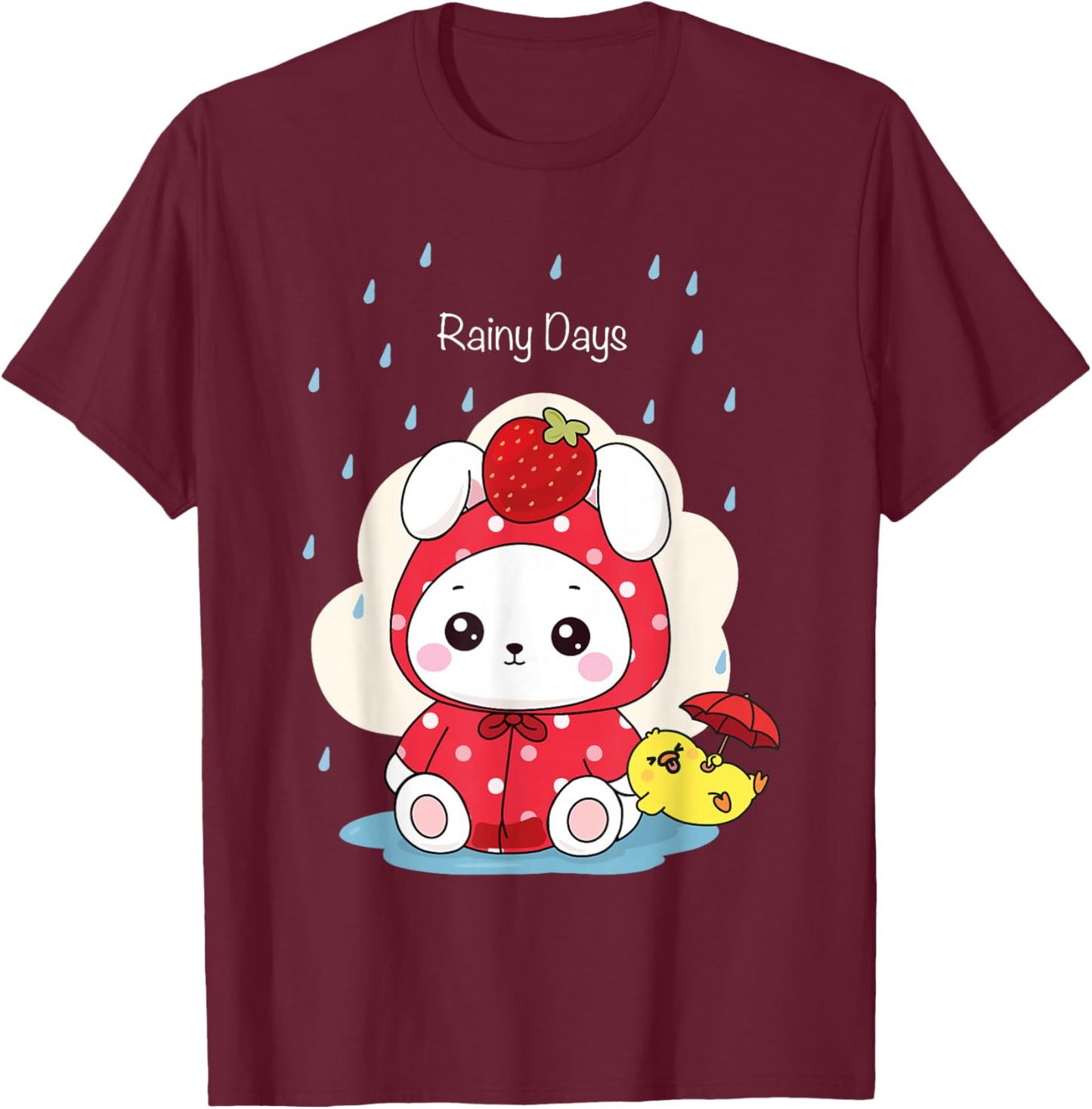 Rainy Days T-Shirt - T-Shirt | Maroon
