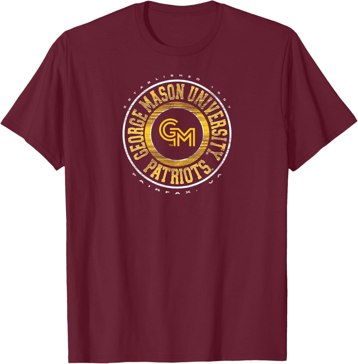 George Mason Patriots Showtime Green Officially Licensed T-Shirt - T-Shirt | Maroon