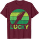Lucky Irish Shamrock Guitar Music Vintage St Patricks's Day T-Shirt - T-Shirt | Maroon