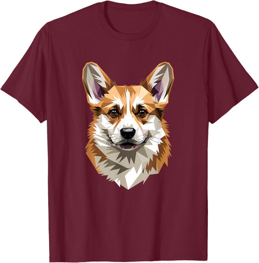 Corgi Welsh Corgi Cardigan Dogs Cute Welsh Corgis T-Shirt - T-Shirt | Maroon