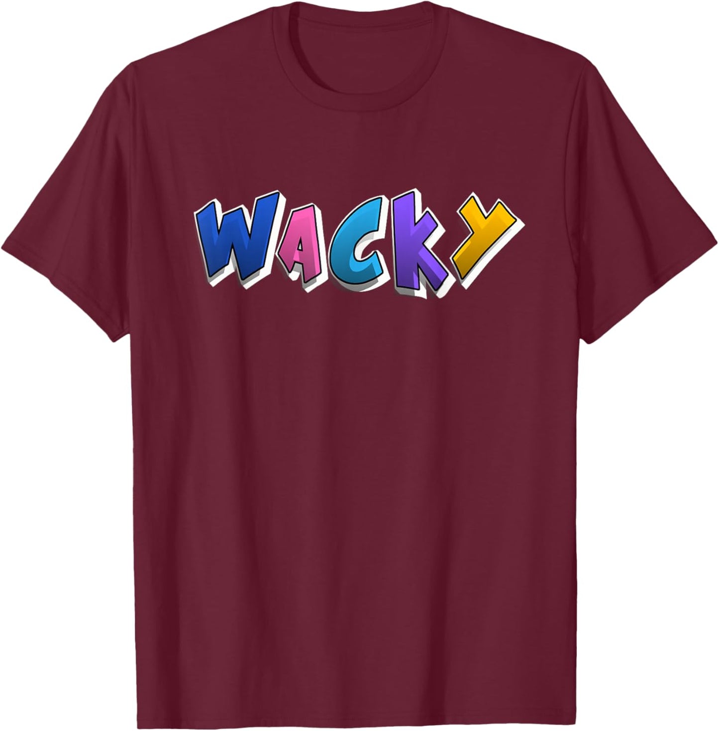 Wacky Costume Kids and Teachers | Mismatch Day Spirit Week T-Shirt - T-Shirt | Maroon