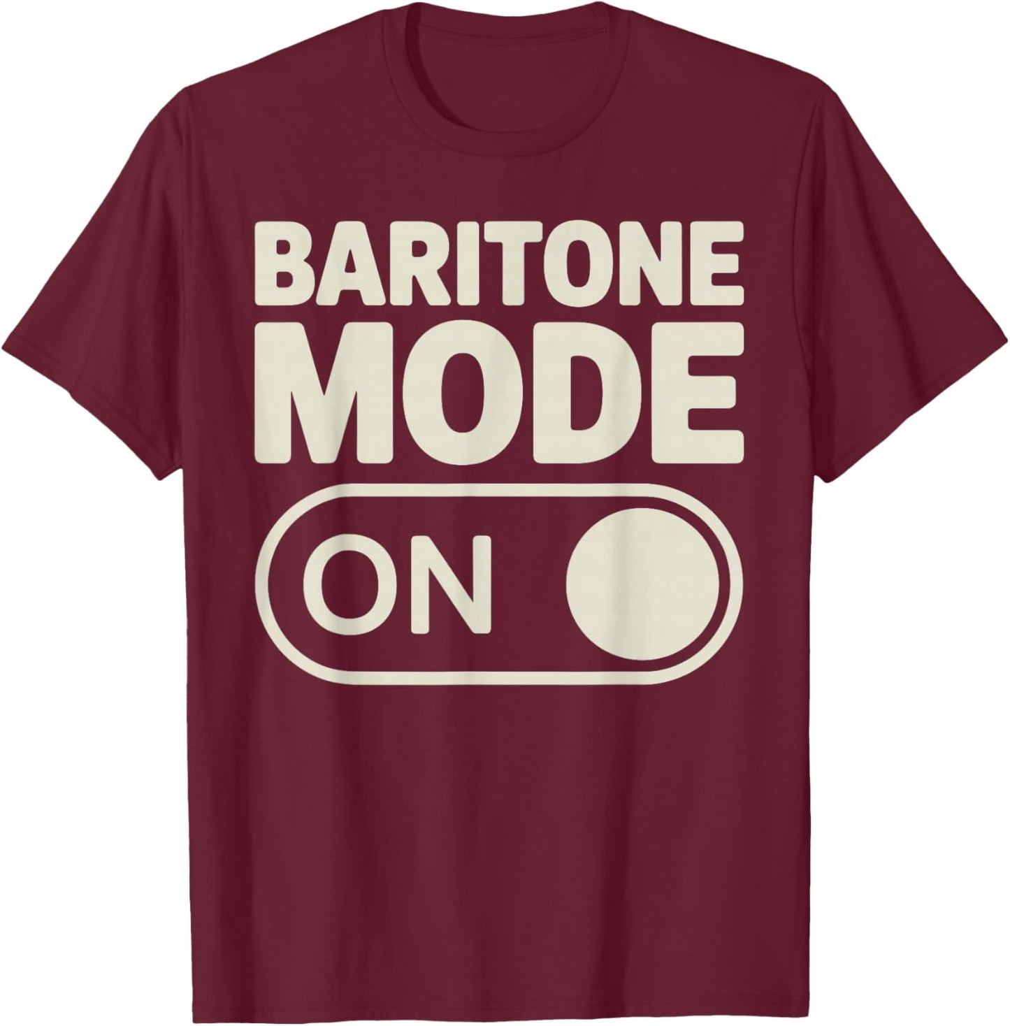 Baritone Art Women Marching Band Baritone Player T-Shirt - T-Shirt | Maroon