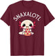 Axolotl, Kawaii T-Shirt - T-Shirt | Maroon