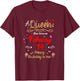 A Queen was Born on February 14 February 14th Birthday T-Shirt - T-Shirt | Maroon
