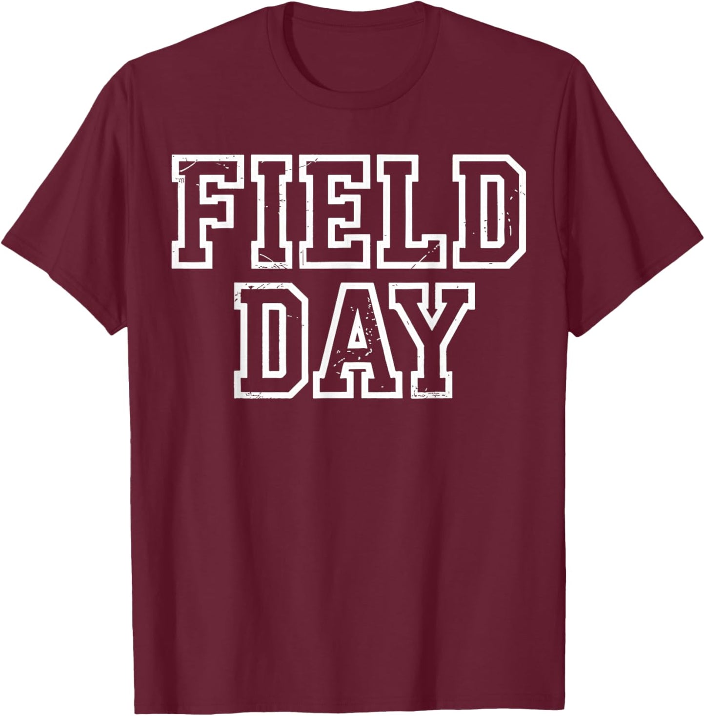 School Field Day T-Shirt - T-Shirt | Maroon