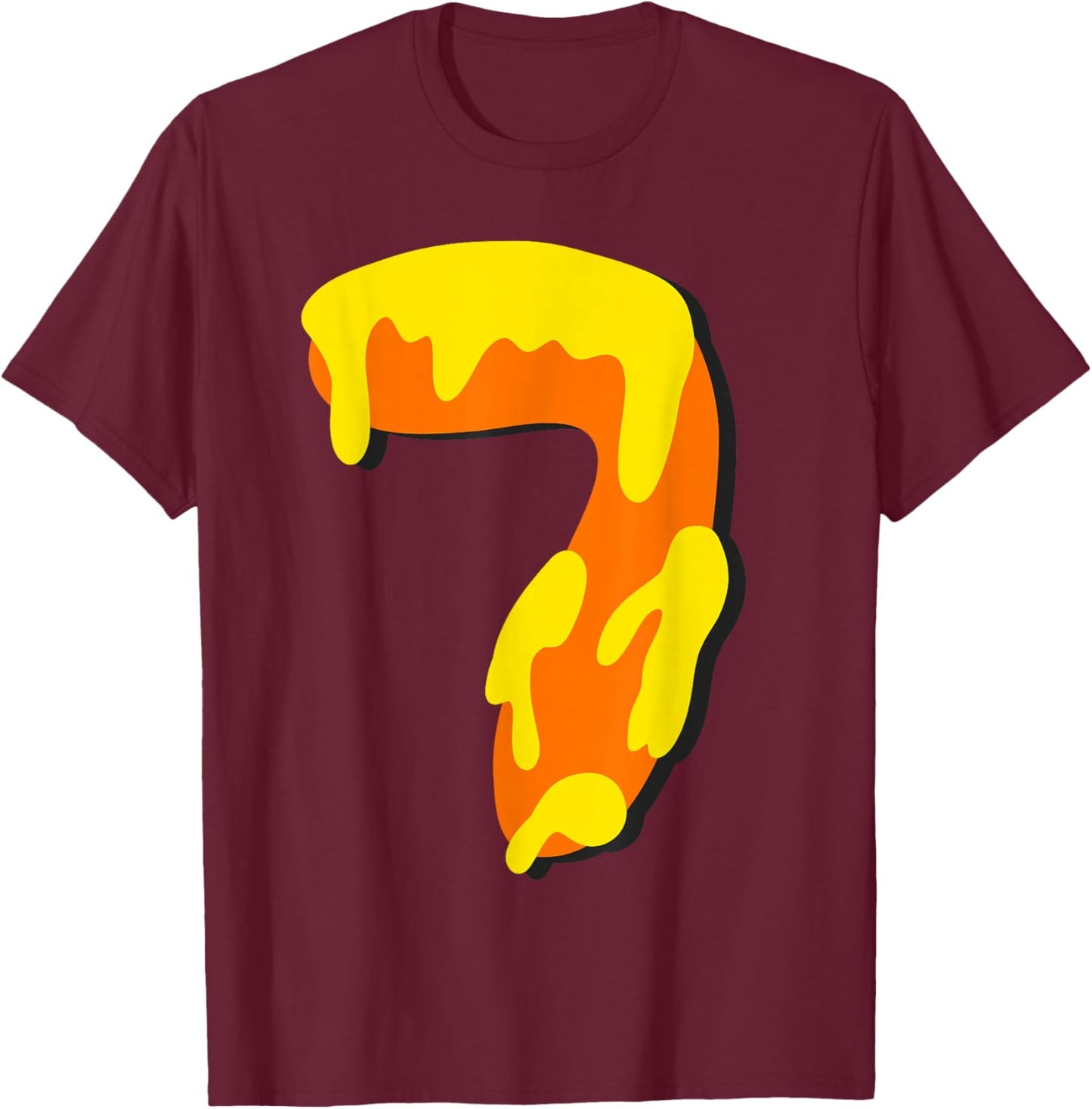 Funny 67 Six Seven Meme Couple Matching Halloween Costume T-Shirt - T-Shirt | Maroon