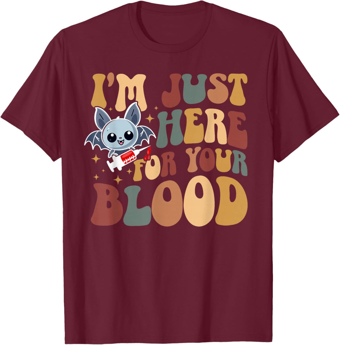 Phlebotomist Groovy Phlebotomy Phlebotomist T-Shirt - T-Shirt | Maroon