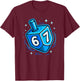 Hanukkah 67 Meme Chanukah Jewish Men Women Kids T-Shirt - T-Shirt | Maroon