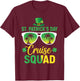 St Patrick's Day Cruise 2026 Lucky Island Vibes Squad T-Shirt - T-Shirt | Maroon