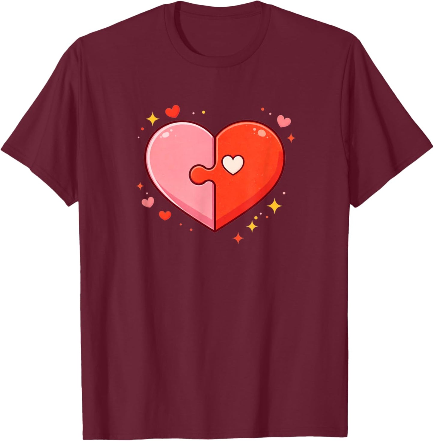 You Complete Me Valentine T-Shirt - T-Shirt | Maroon