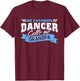 My Favorite Dancer Calls Me Grandpa Dance Grandpa T-Shirt - T-Shirt | Maroon