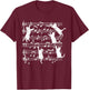 Cats Playing Music Notes Funny Kitten Musician Women Men Kid T-Shirt - T-Shirt | Maroon