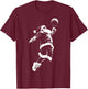 Santa Claus Slam Basketball Dunk Funny Christmas Holiday T-Shirt - T-Shirt | Maroon
