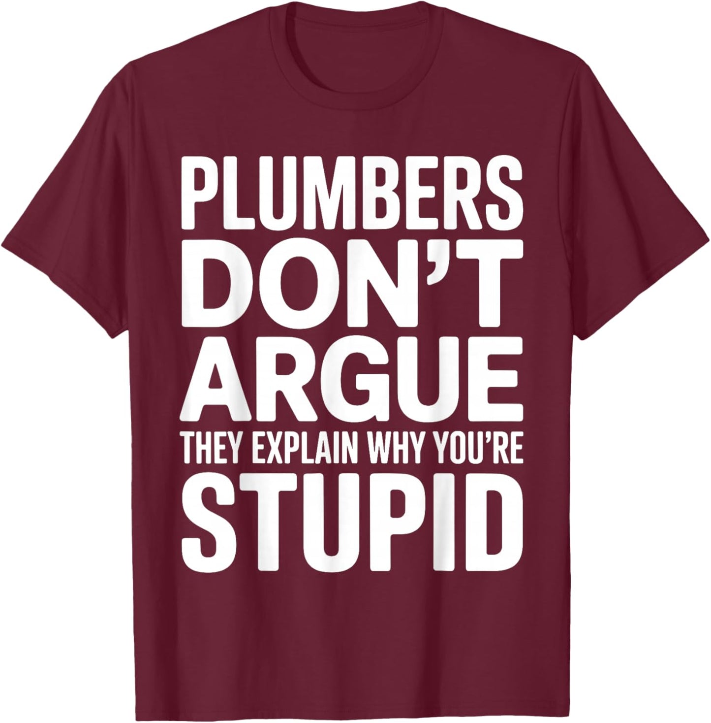 Best Plumber Art Women Plumbing Pipefitter Plumber T-Shirt - T-Shirt | Maroon