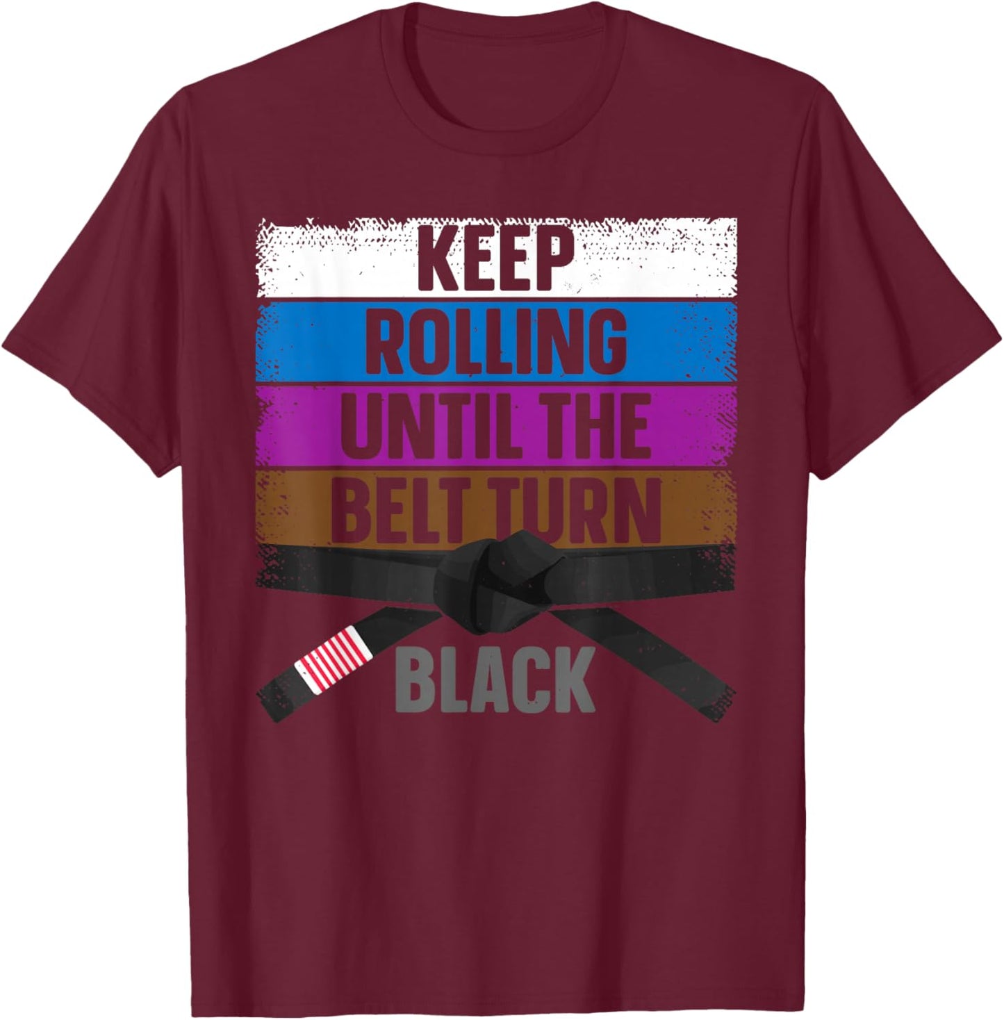 Jiu Jitsu Design Women Kids BJJ Brazilian Jiu Jitsu T-Shirt - T-Shirt | Maroon
