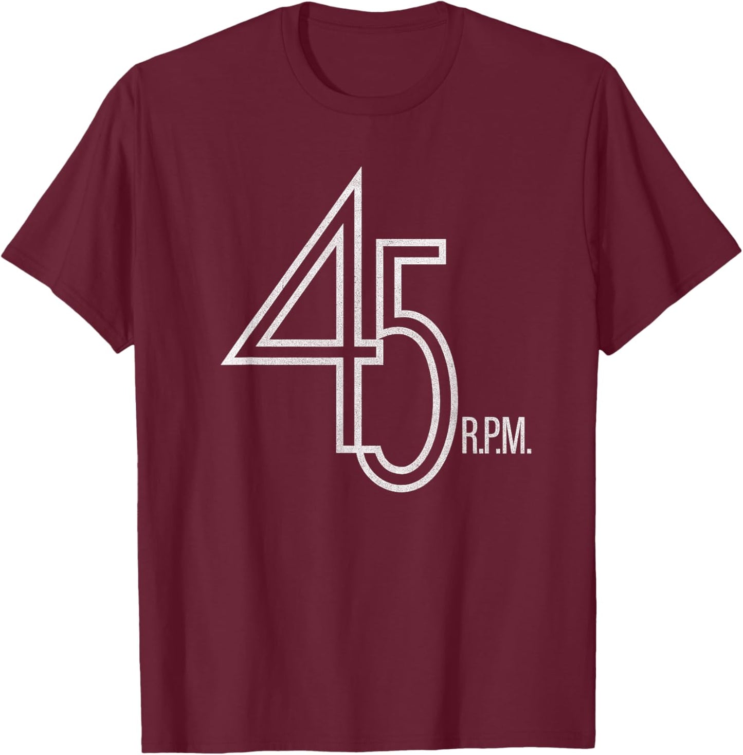 Northern Soul, Keep The Faith, KTF 45rpm T-Shirt - T-Shirt | Maroon