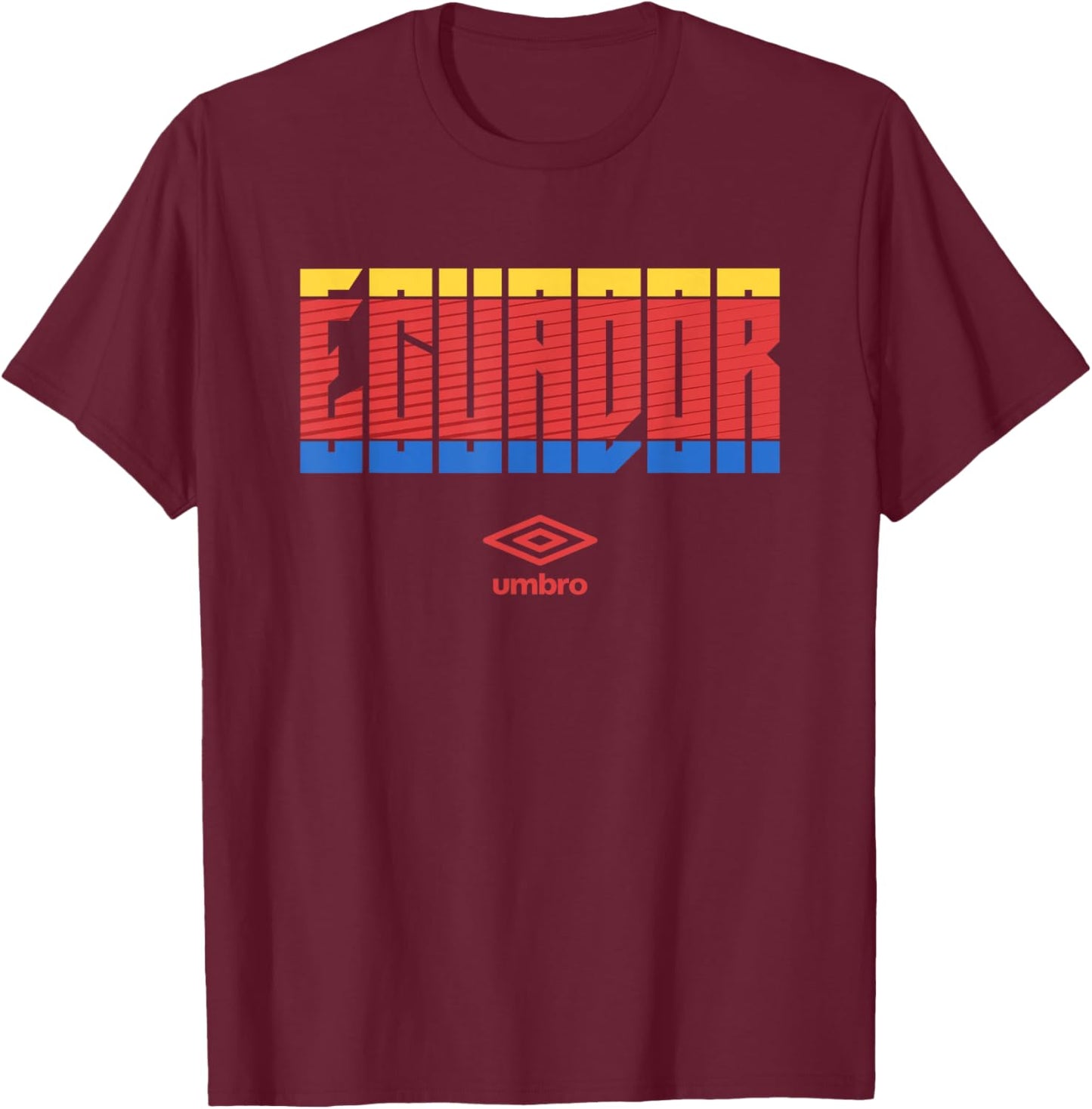 Umbro International Soccer Ecuador T-Shirt - T-Shirt | Maroon