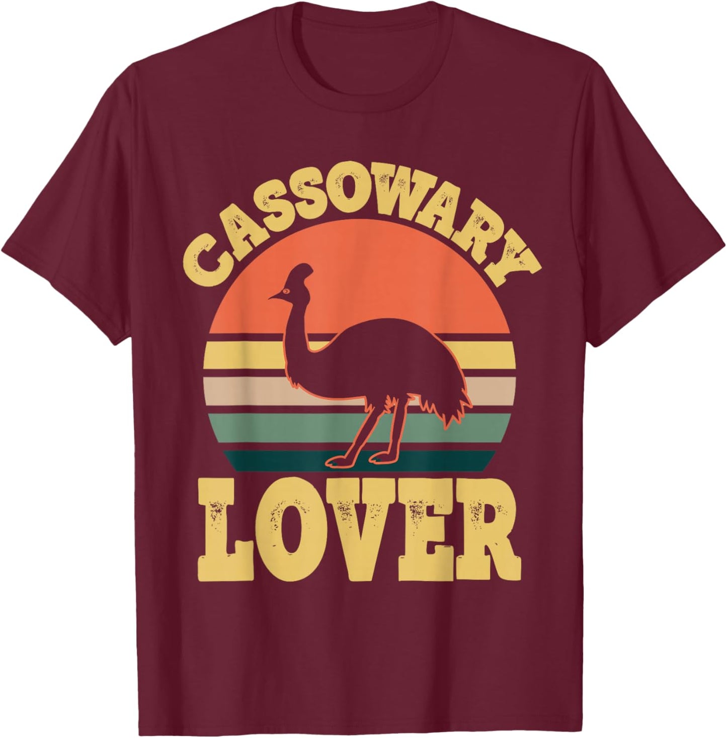 Cassowary Lover T-Shirt - T-Shirt | Maroon