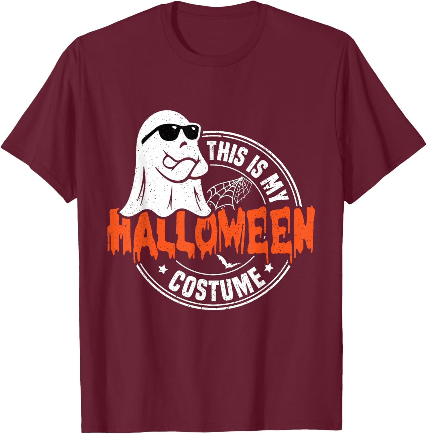 This is My Halloween Costume Funny T-Shirt - T-Shirt | Maroon