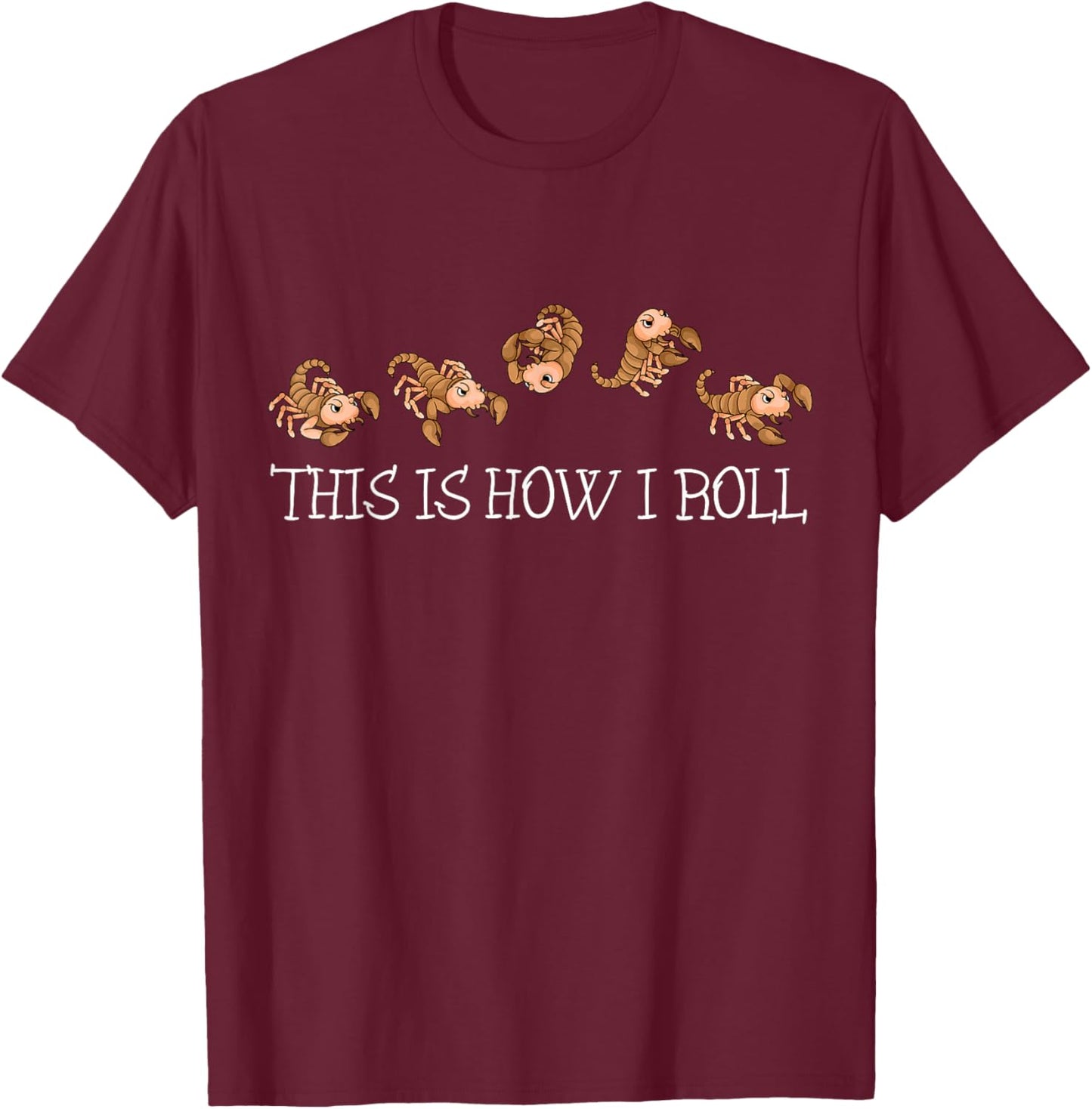 Cute Scorpion Lover Kids Arachnology Desert Scorpion T-Shirt - T-Shirt | Maroon