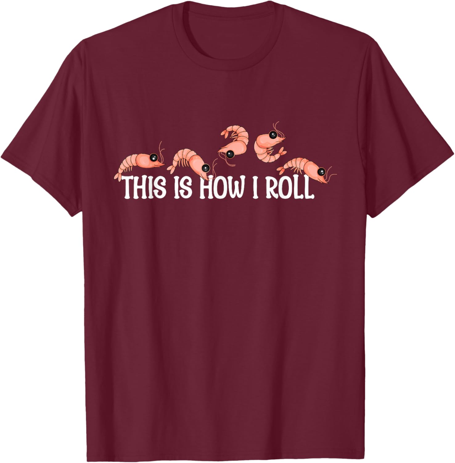 Shrimp Lover Kids Aquarium Prawn Shrimps T-Shirt - T-Shirt | Maroon