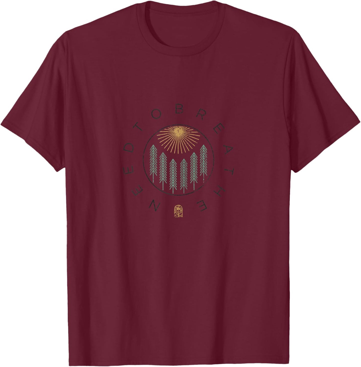Needtobreathe Forest T-Shirt - T-Shirt | Maroon
