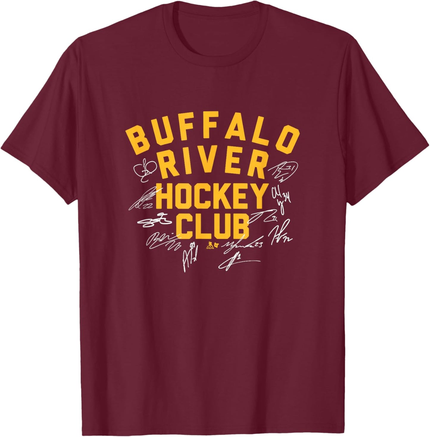 Buffalo River Hockey Club - Buffalo Hockey T-Shirt - T-Shirt | Maroon