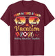 Fort Myers Beach FL Vacation 2026 Family Trip Summer Vibes T-Shirt - T-Shirt | Maroon