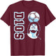 Diego Maradona D10S Headball Retro Soccer T-Shirt - T-Shirt | Maroon