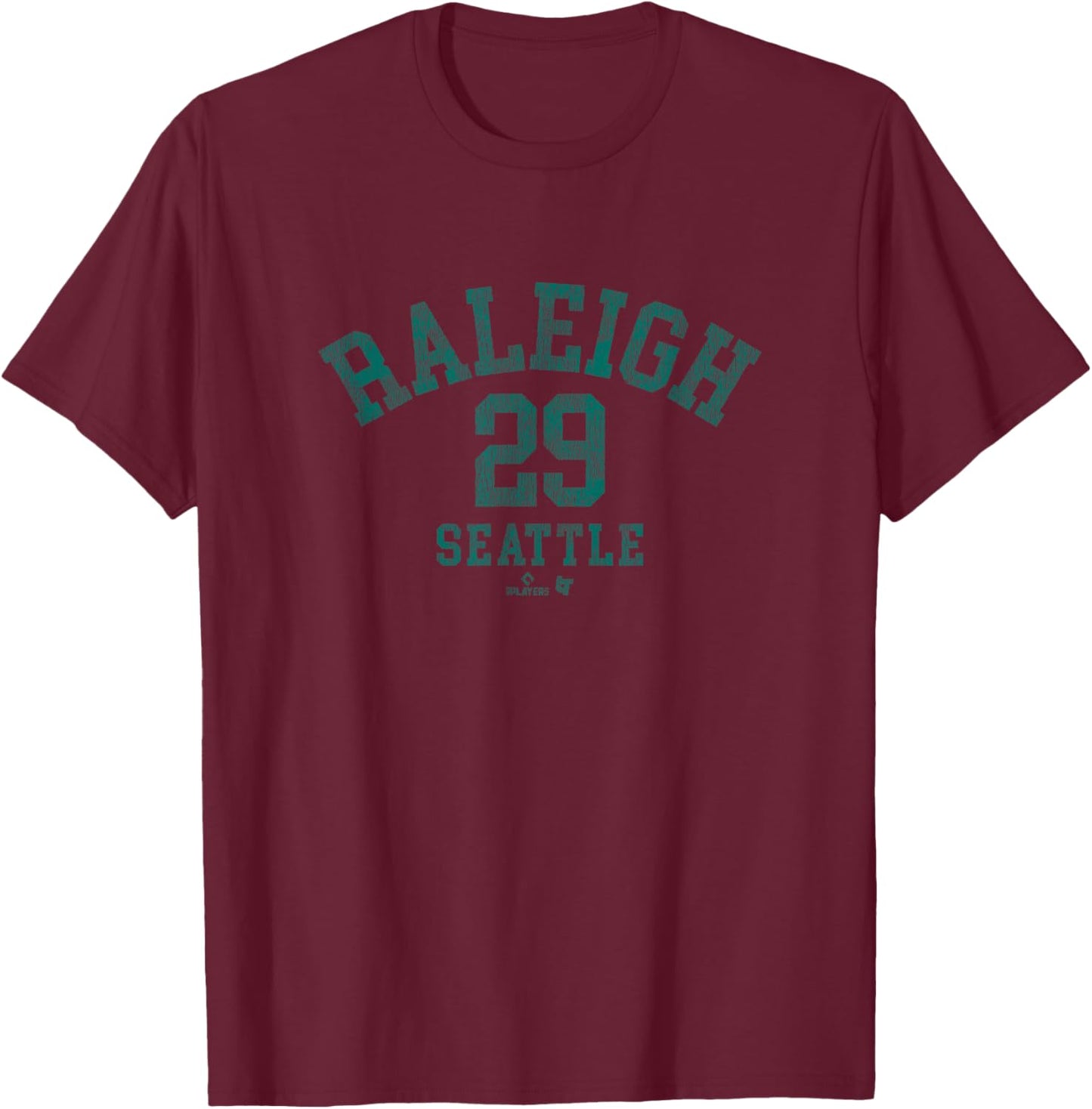Cal Raleigh - Raleigh 29 - Seattle Baseball T-Shirt - T-Shirt | Maroon