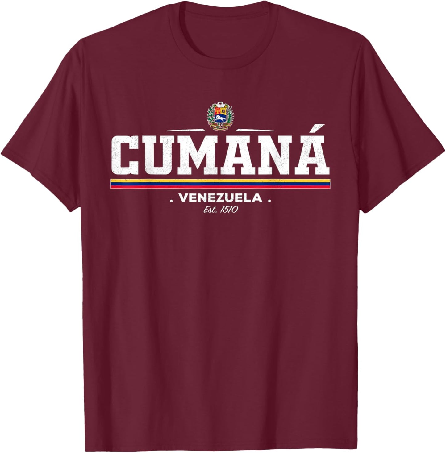 Cumana Venezuela T-Shirt - T-Shirt | Maroon