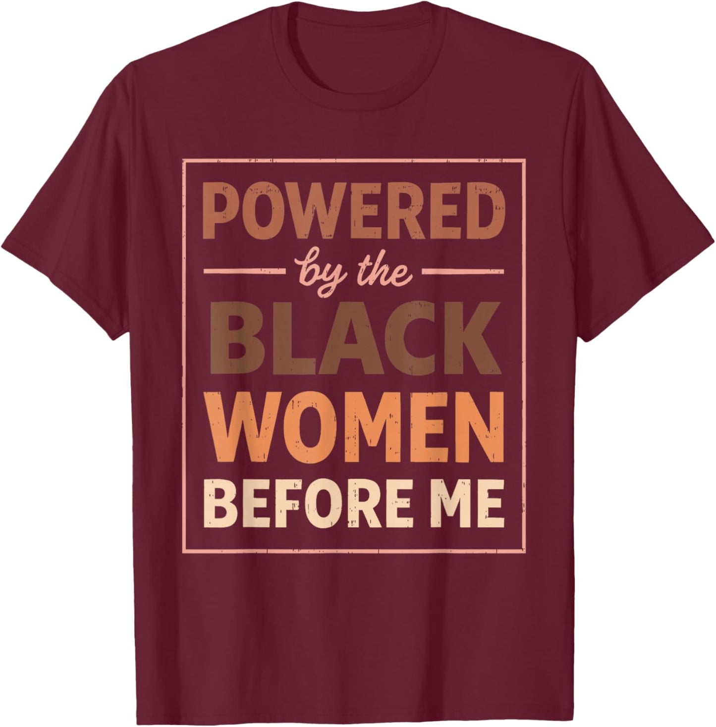 Black History Month Shirt Women Afro Black Women African T-Shirt - T-Shirt | Maroon