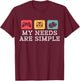 T-Shirt T-Shirt - T-Shirt | Maroon