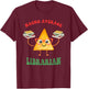 Nacho, Average Librarian, Nerdy-Cool T-Shirt - T-Shirt | Maroon