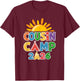 Cousin Camp 2026 Family Vacation Summer Camping Crew T-Shirt - T-Shirt | Maroon