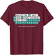 Wheel of Fortune Christmas Spirit T-Shirt - T-Shirt | Maroon