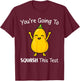 Test Day Funny Squash This Test Motivation Teacher Testing T-Shirt - T-Shirt | Maroon