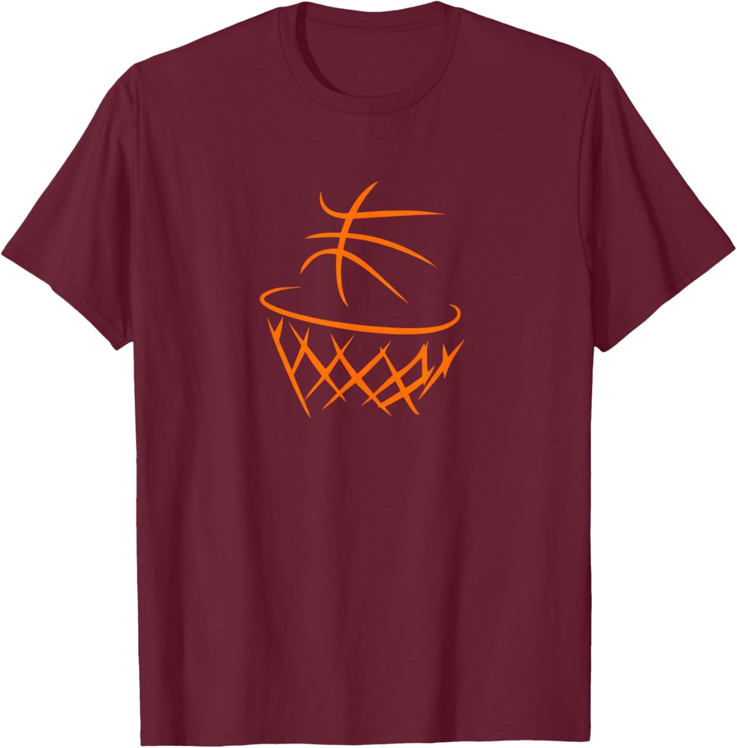 Basketball in Motion T-Shirt - T-Shirt | Maroon