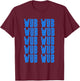 Wub Wub Dubstep Riddim Festival Headbanger Men Women T-Shirt - T-Shirt | Maroon