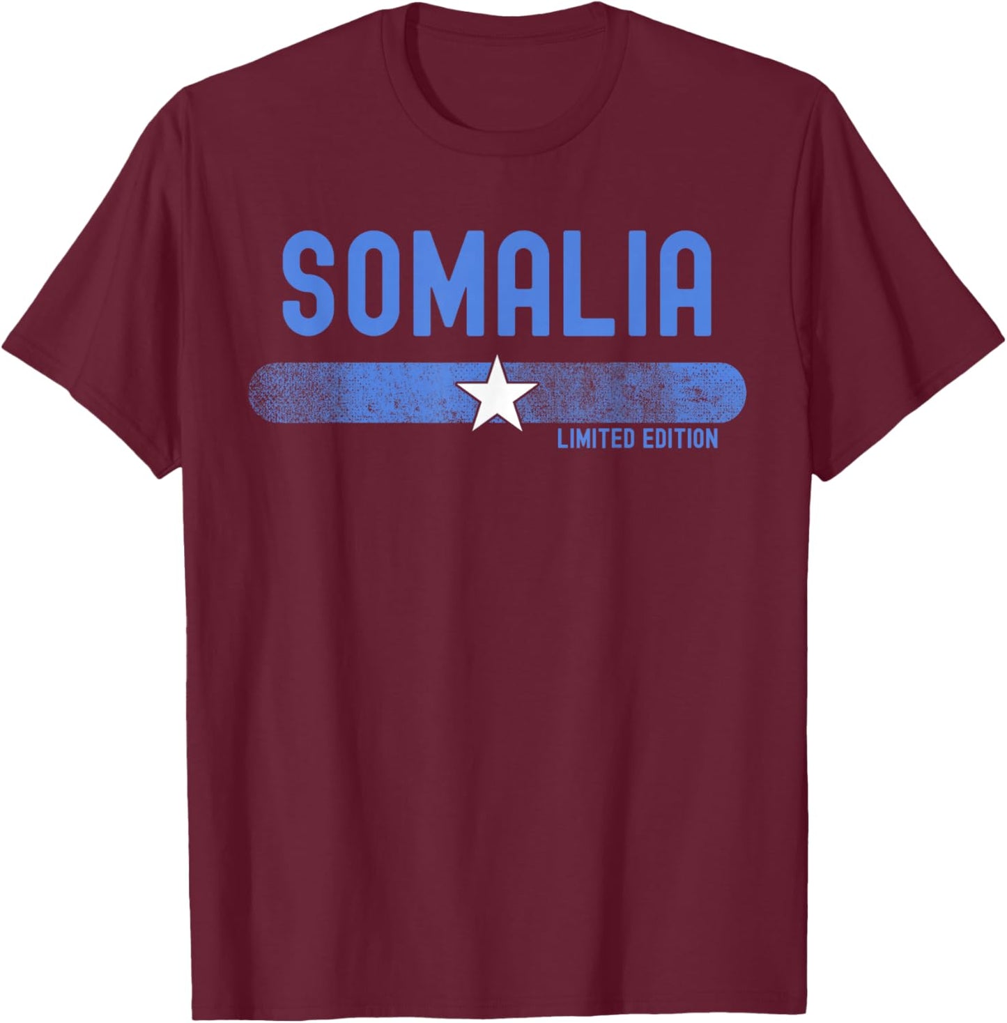 Somalia Flag | Men Women Kids | Patriotic Somali T-Shirt - T-Shirt | Maroon